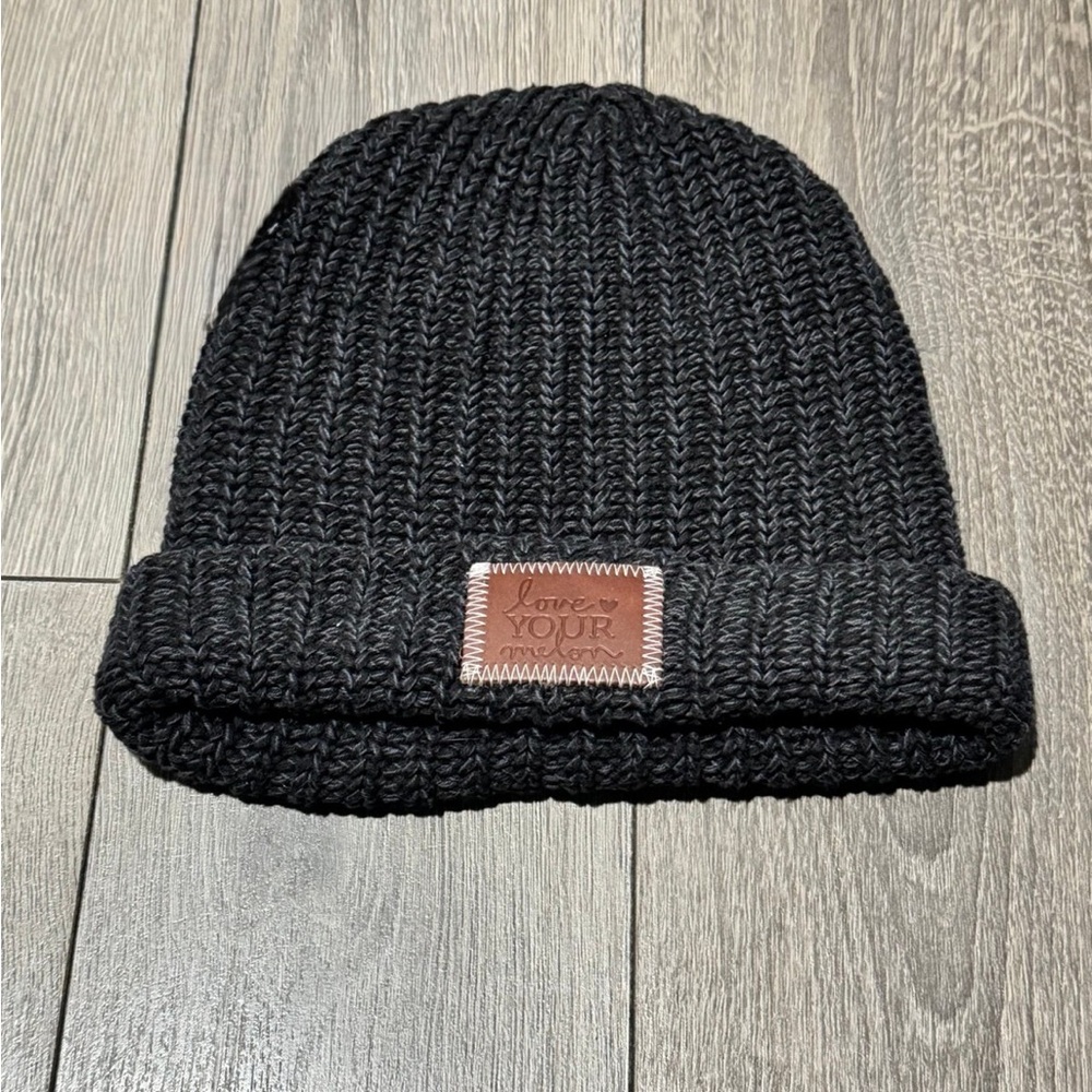 Love Your Melon Charcoal Knit Beanie